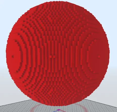 Red sphere