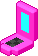 pink senior flip phone