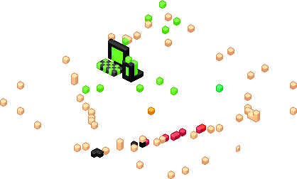 green and black computer