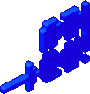 a lower case e in minecraft font