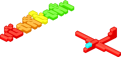 blob of various colors