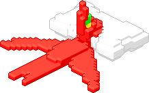 Transparent  Dragon  sleeping on pollow