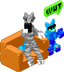 cat with the text cat next to it. also the text is on the side