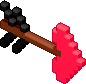 werid heart that maybe an arrow