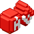 2 red blocks one Rotated